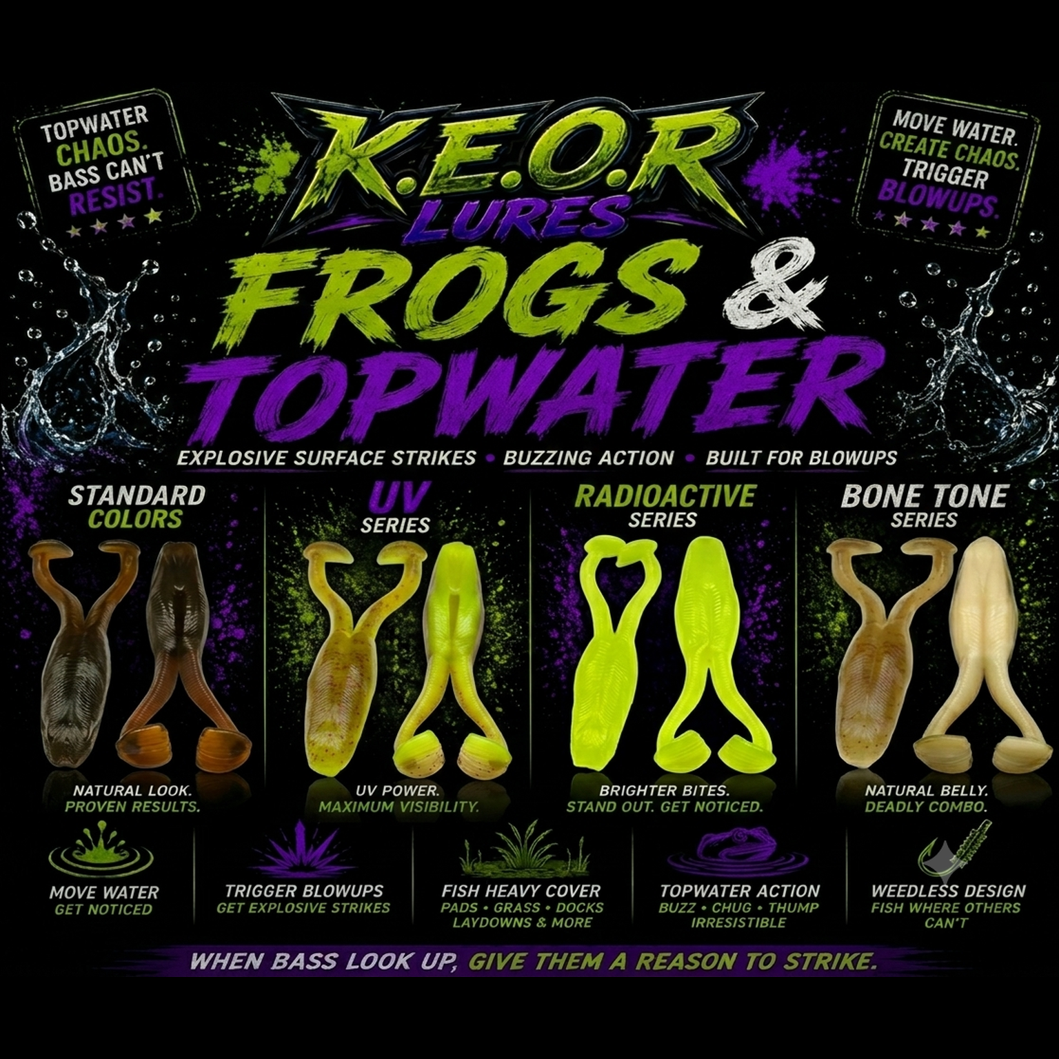 Frogs & Topwater Collection