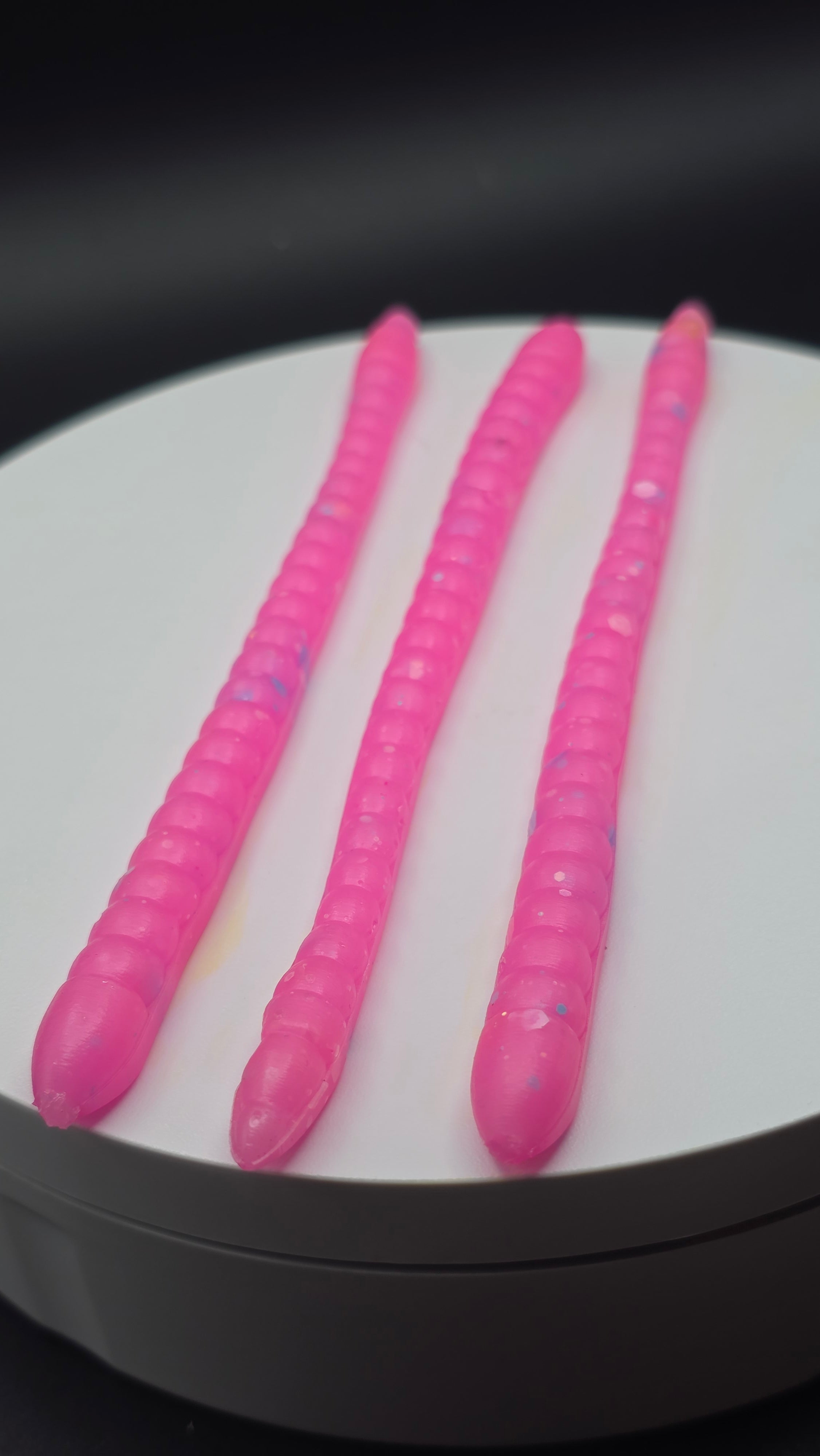 12pc. Shakey Head Finesse Worm - 5"