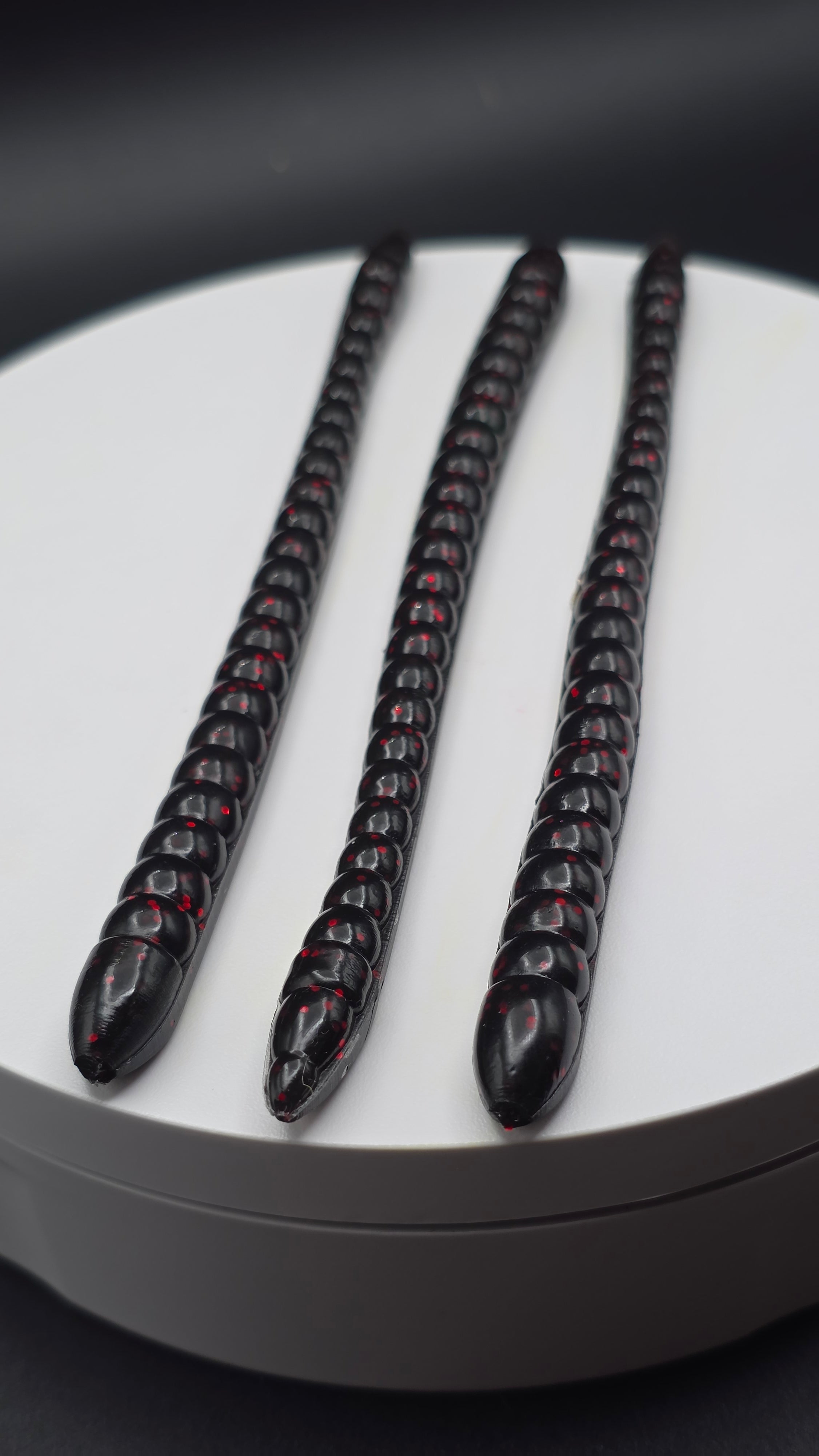 12pc. Shakey Head Finesse Worm - 5"