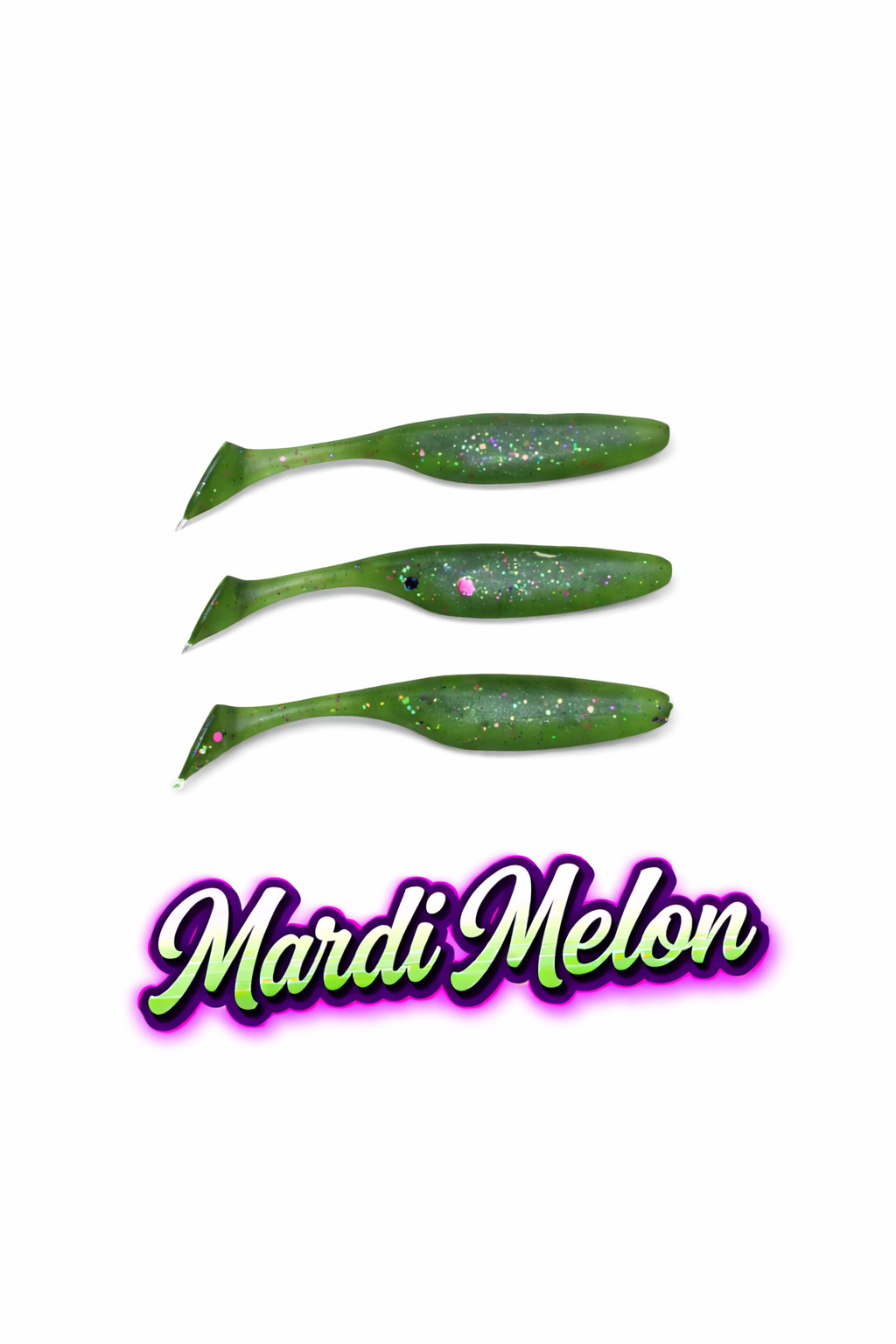 9pc. - Paddle Tail Swimbait 3.5"