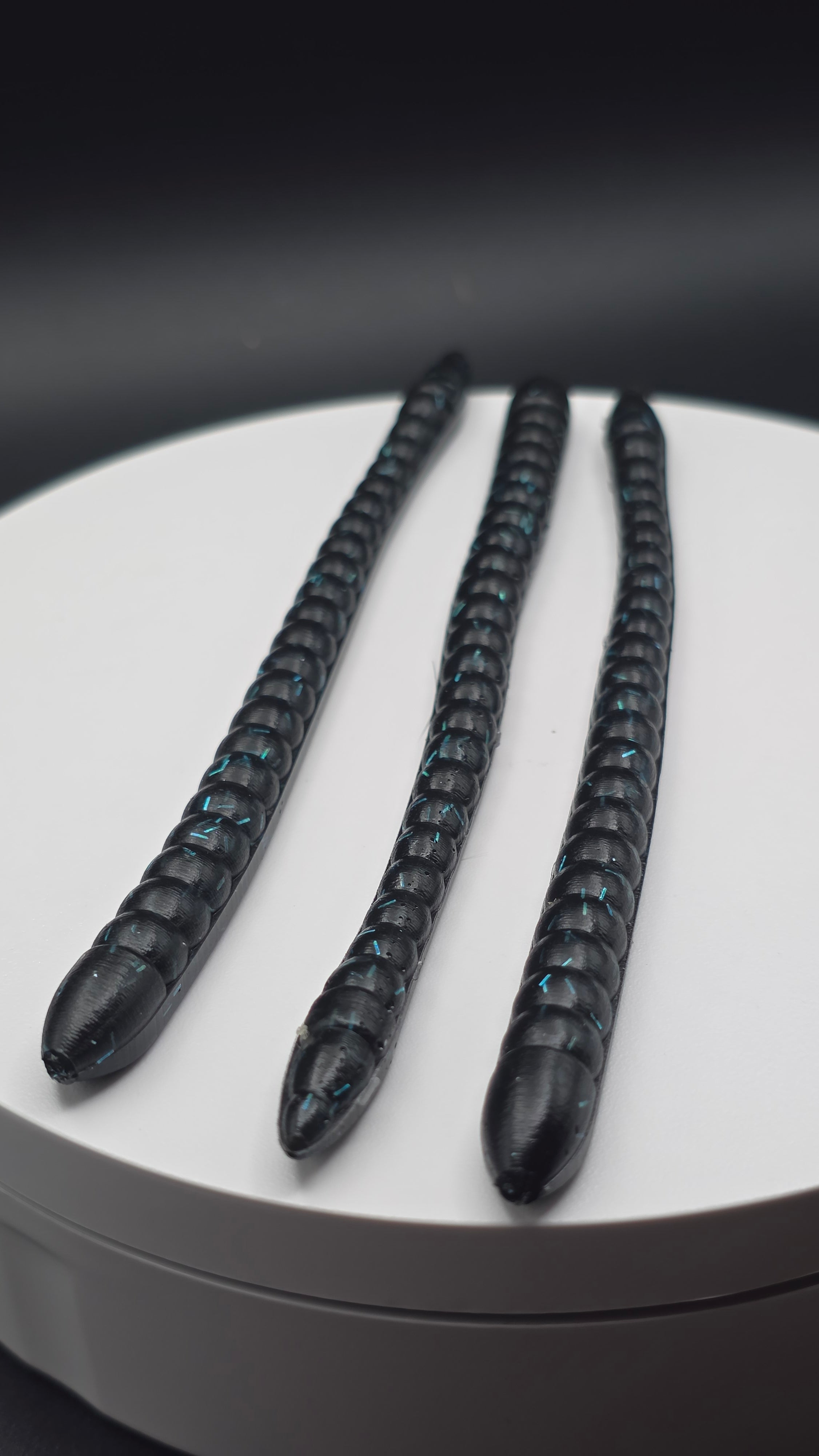 12pc. Shakey Head Finesse Worm - 5"