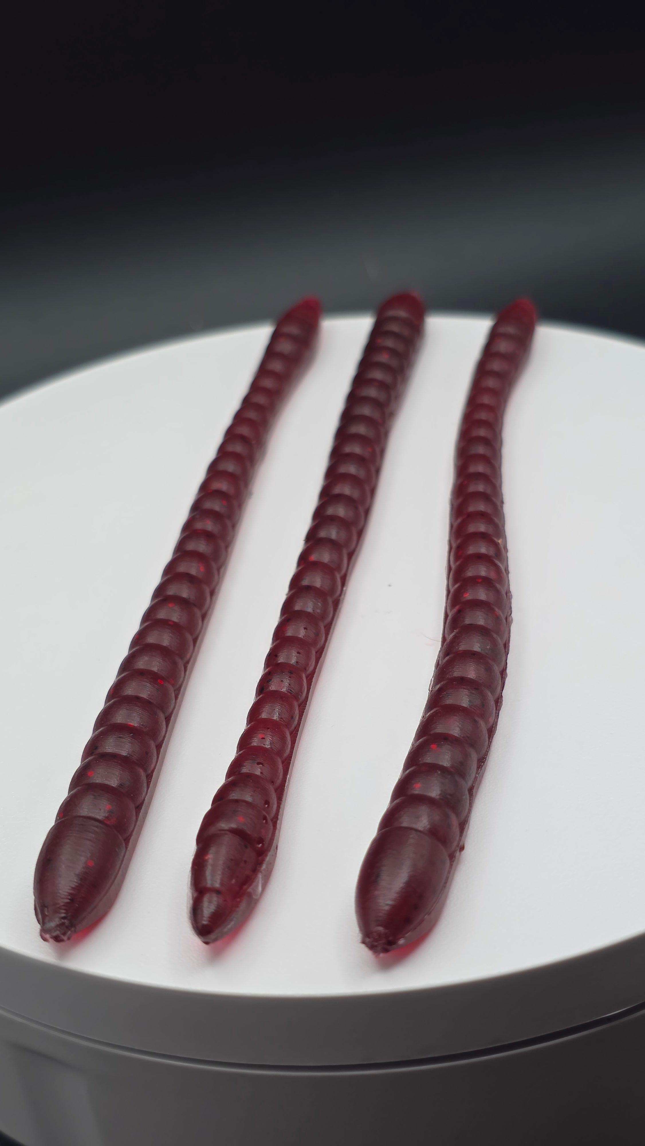 12pc. Shakey Head Finesse Worm - 5"